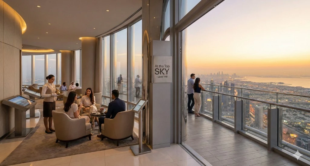 Burj Khalifa 148th level Burj Khalifa 148th level